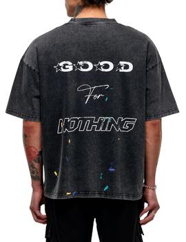 Camiseta Oversized Good For Nothing negra
