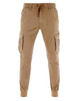 Pantalones cargo Reell con bolsillos color camel