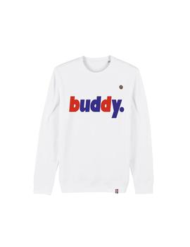 Sudadera Buddy Placard blanca para hombre