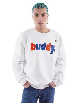 Sudadera Buddy Placard blanca para hombre