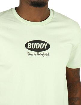 Camiseta Buddy Beverly Hills verde agua