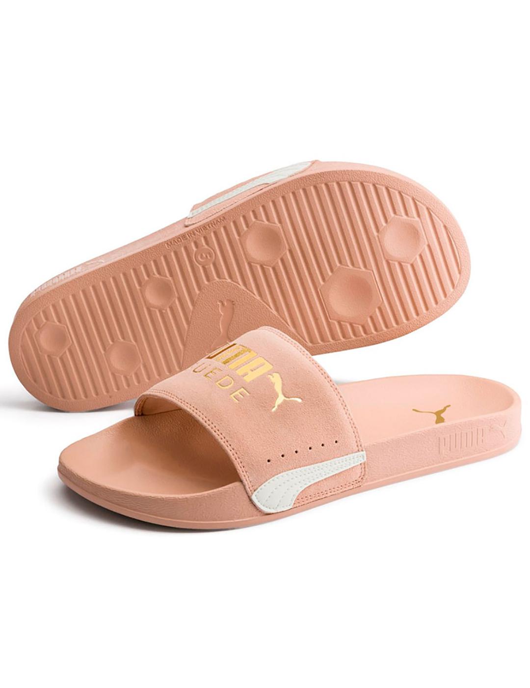 Chanclas Puma rosas para mujer