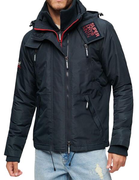 Superdry ROOKIE - Abrigo de plumas - navy/azul marino 