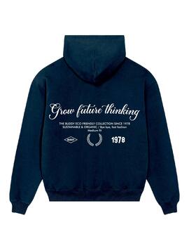 Sudadera Buddy Future Oversized azul marino