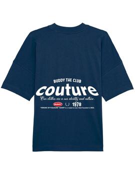 Camiseta Buddy Couture Oversized azul marino