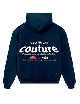 Sudadera Buddy Couture Oversized azul marino