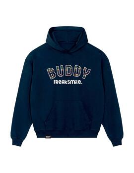 Sudadera Buddy Freak Smile Oversized azul marino