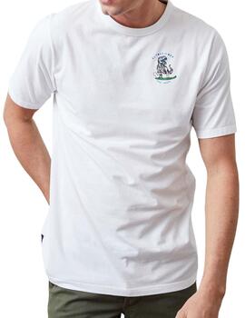 Camiseta Altona Dock blanca del dinosaurio