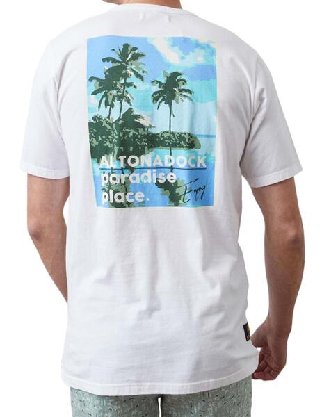 Camiseta Altona Dock blanca para hombre