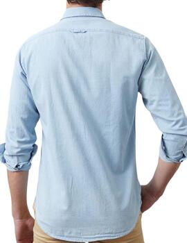 Camisa Altona Dock azul vaquero para hombre