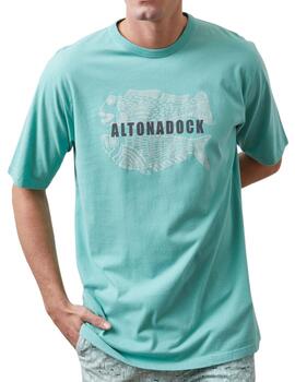 Camiseta Altona Dock aguamarina para hombre