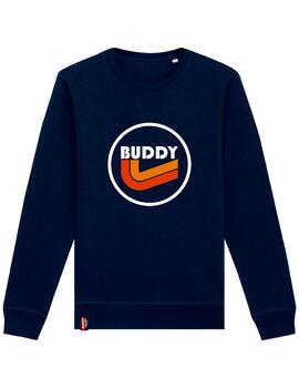 Sudadera Buddy Crew New Logo Ranglan marino