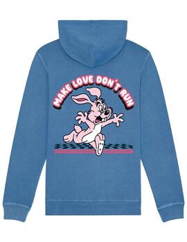 Sudadera Buddy conejo azul vintage