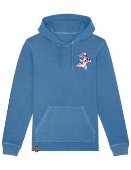 Sudadera Buddy conejo azul vintage