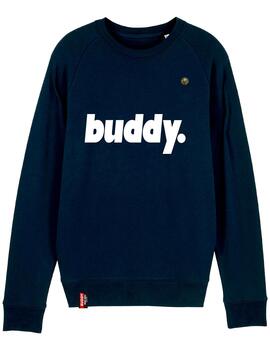 Sudadera Buddy Pin Emblem Ranglan marino