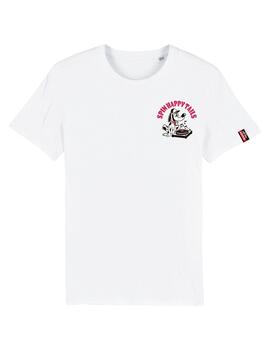 Camiseta Buddy Perro Dálmata blanca