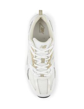 Zapatillas New Balance 530 blancas con beige