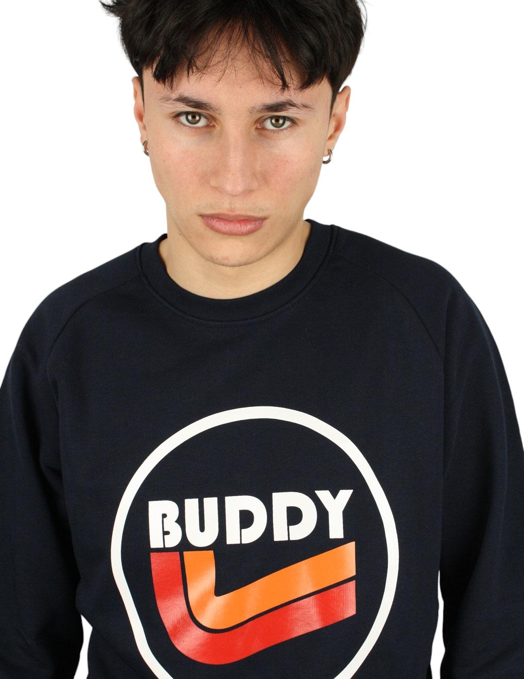 Sudadera Buddy Crew New Logo Ranglan marino