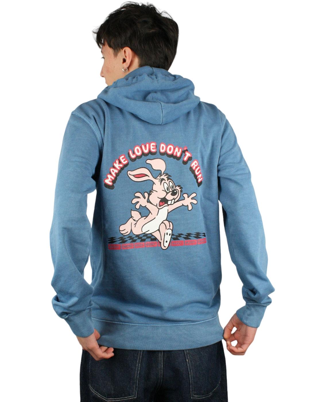 Sudadera Buddy conejo azul vintage