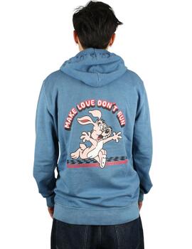 Sudadera Buddy conejo azul vintage