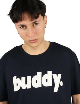 Camiseta Buddy Emblem azul marino