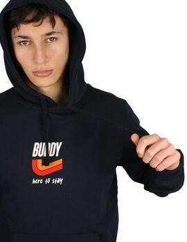 Sudadera Buddy retro azul marino