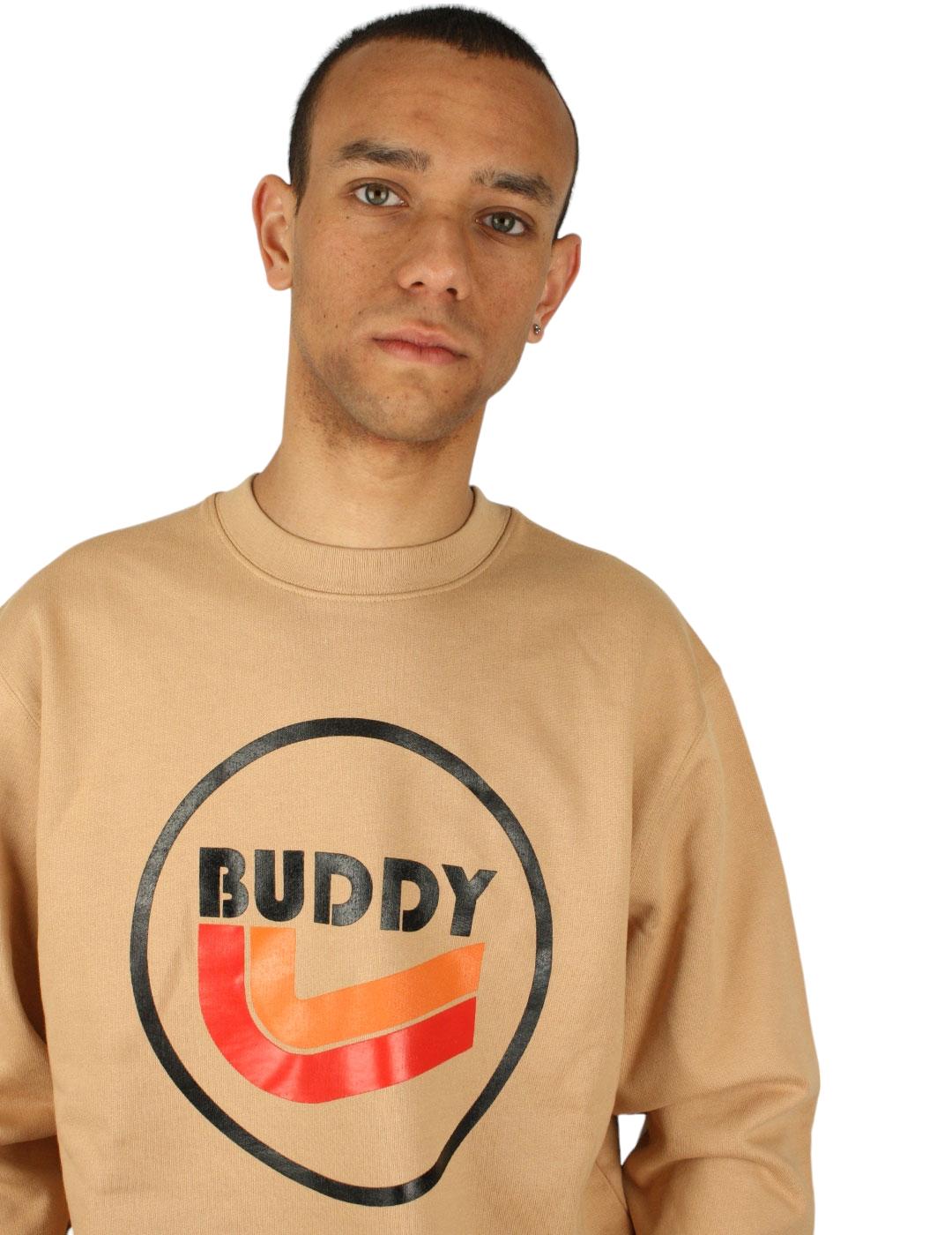 Sudadera Buddy Crew Clean camel