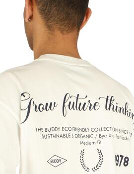 Camiseta Buddy Future Oversized blanca