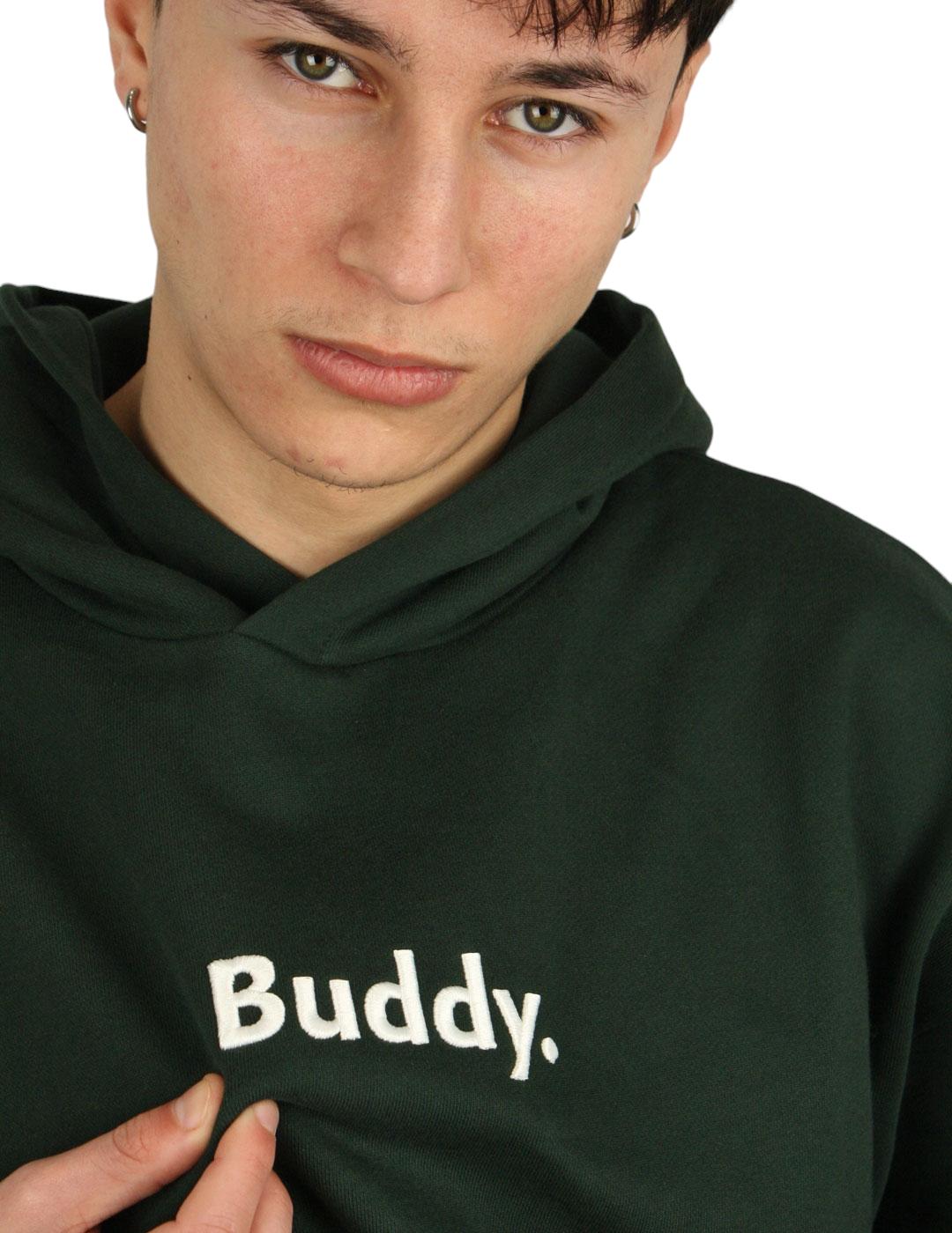 Sudadera Buddy Future Oversized verde botella