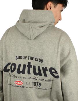 Sudadera Buddy Couture Oversized gris