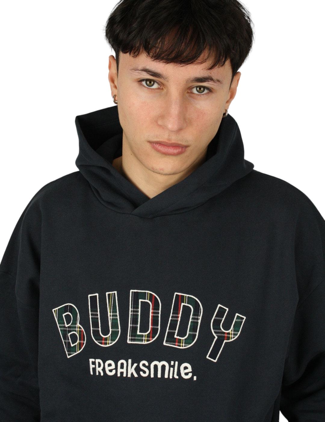 Sudadera Buddy Freak Smile Oversized azul marino