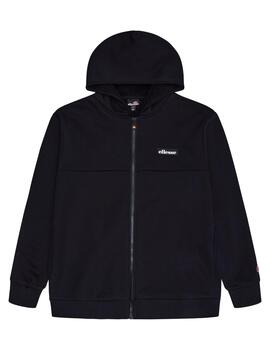 Sudadera Ellesse Milleros negra con cremallera