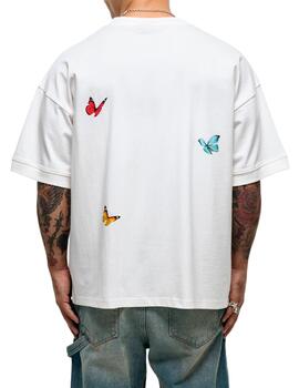 Camiseta Oversized Good For Nothing con mariposas