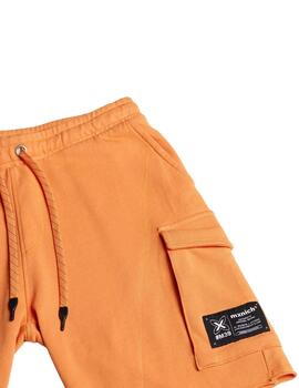 Pantalón corto Munich Camp naranja