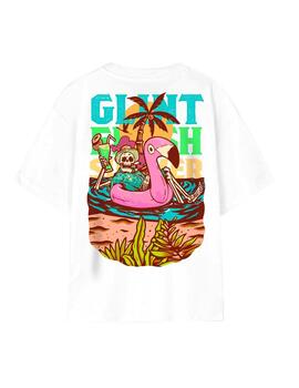 Camiseta Glint blanca Flamingo