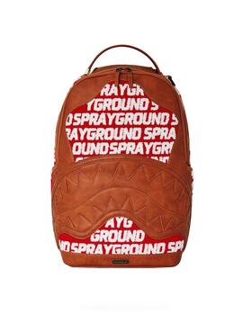 Mochila Sprayground de piel con tejido toalla