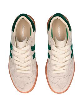 Zapatillas Coolway Goal blancas de piel