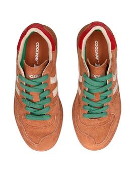 Zapatillas Coolway Goal camel para chica y chico