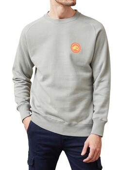 Sudadera Altona Dock gris con mapas