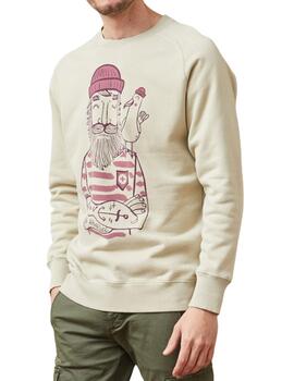 Sudadera Altona Dock gris estilo hipster