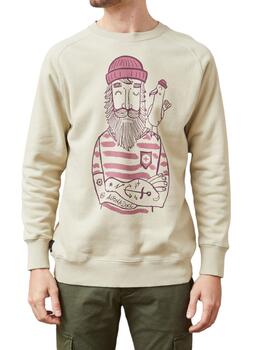 Sudadera Altona Dock gris estilo hipster