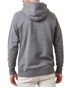 Sudadera Altona Dock gris con logo redondo