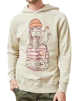 Sudadera Altona Dock hipster color beige