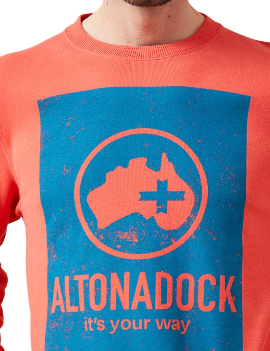 Sudadera Altona Dock roja It´s your way