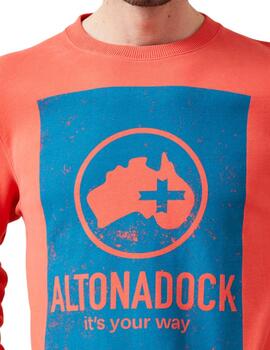 Sudadera Altona Dock roja It´s your way