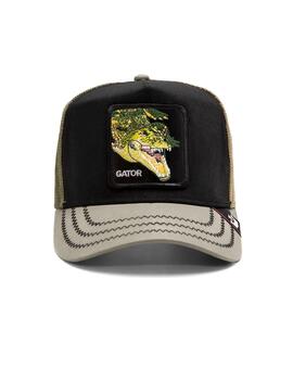 Gorra Goorin Bros Cocodrilo negra