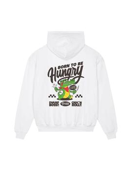 Sudadera Buddy Croco blanca