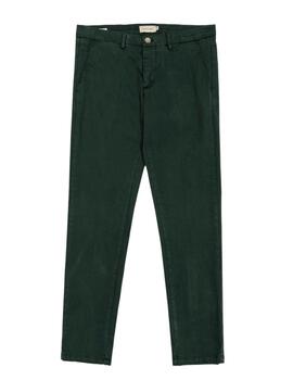 Pantalones Gianni Lupo verdes slim fit