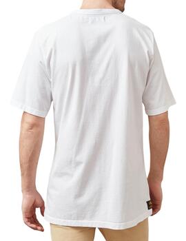 Camiseta Altona Dock blanca con mapa