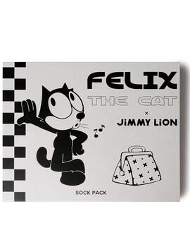 Caja calcetines Gato Félix Jimmy Lion